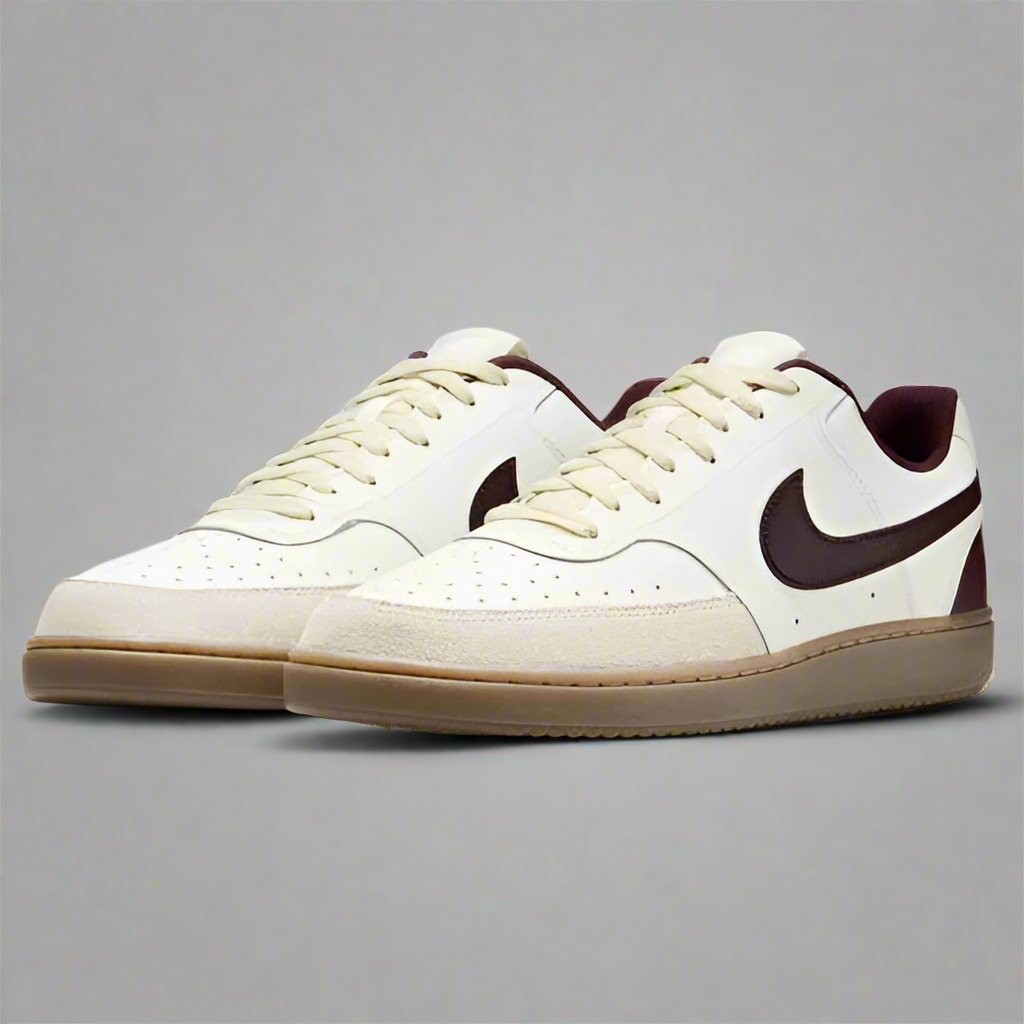 Nike Court Vision Low Sail/Light Khaki/Gum Dark Brown/Burgundy Crush