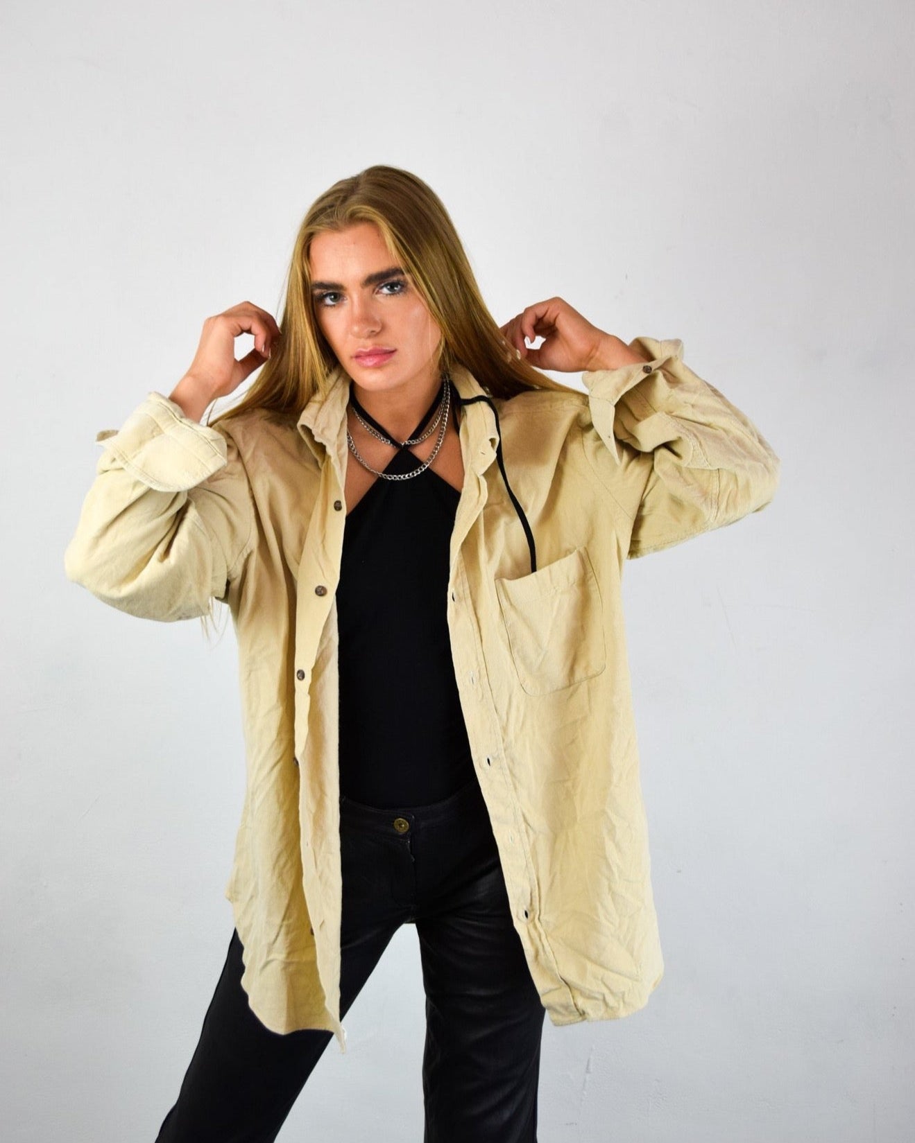 Vintage Italian Beige Shirt