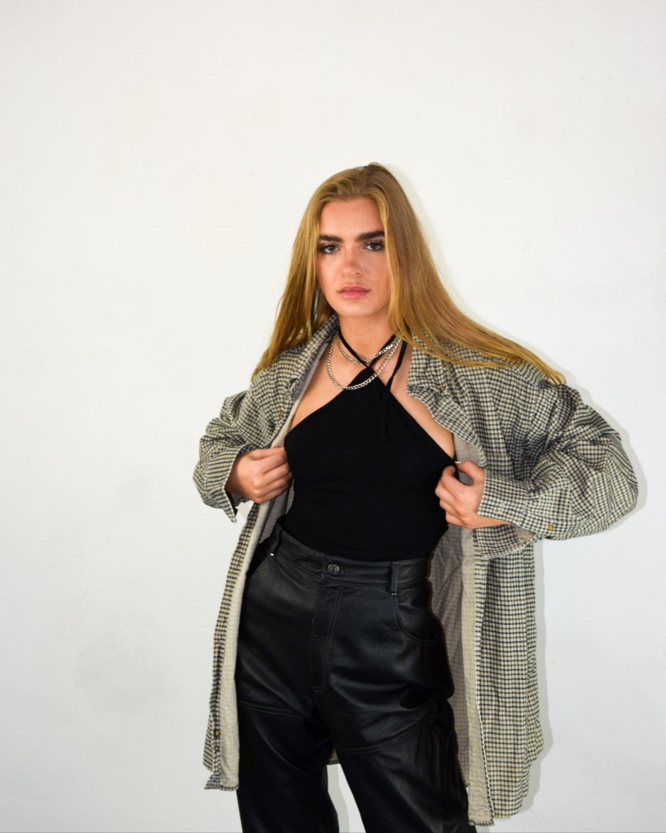 Vintage Italian Checked Shirt