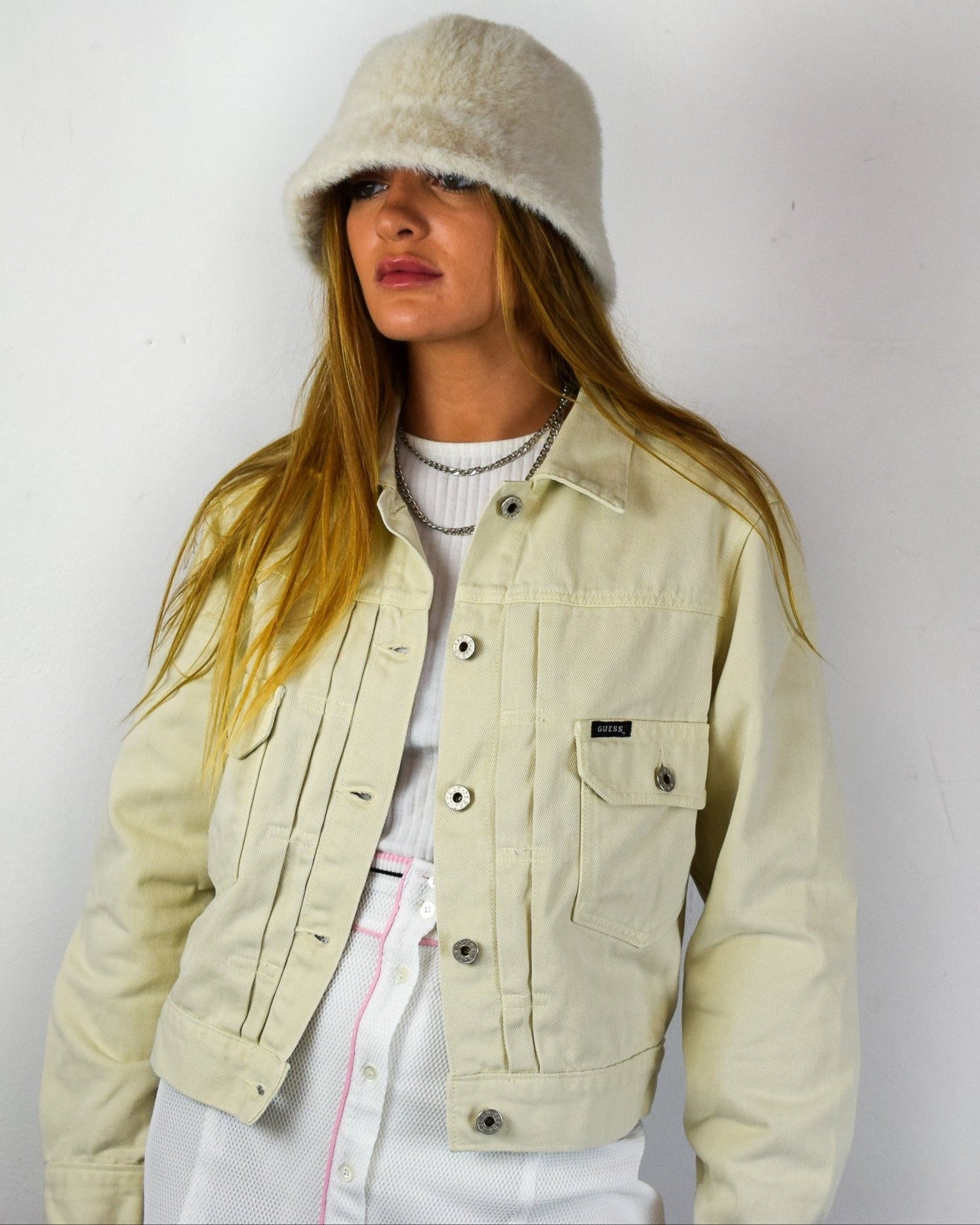 GUESS - Vintage Denim Trucker Jacket