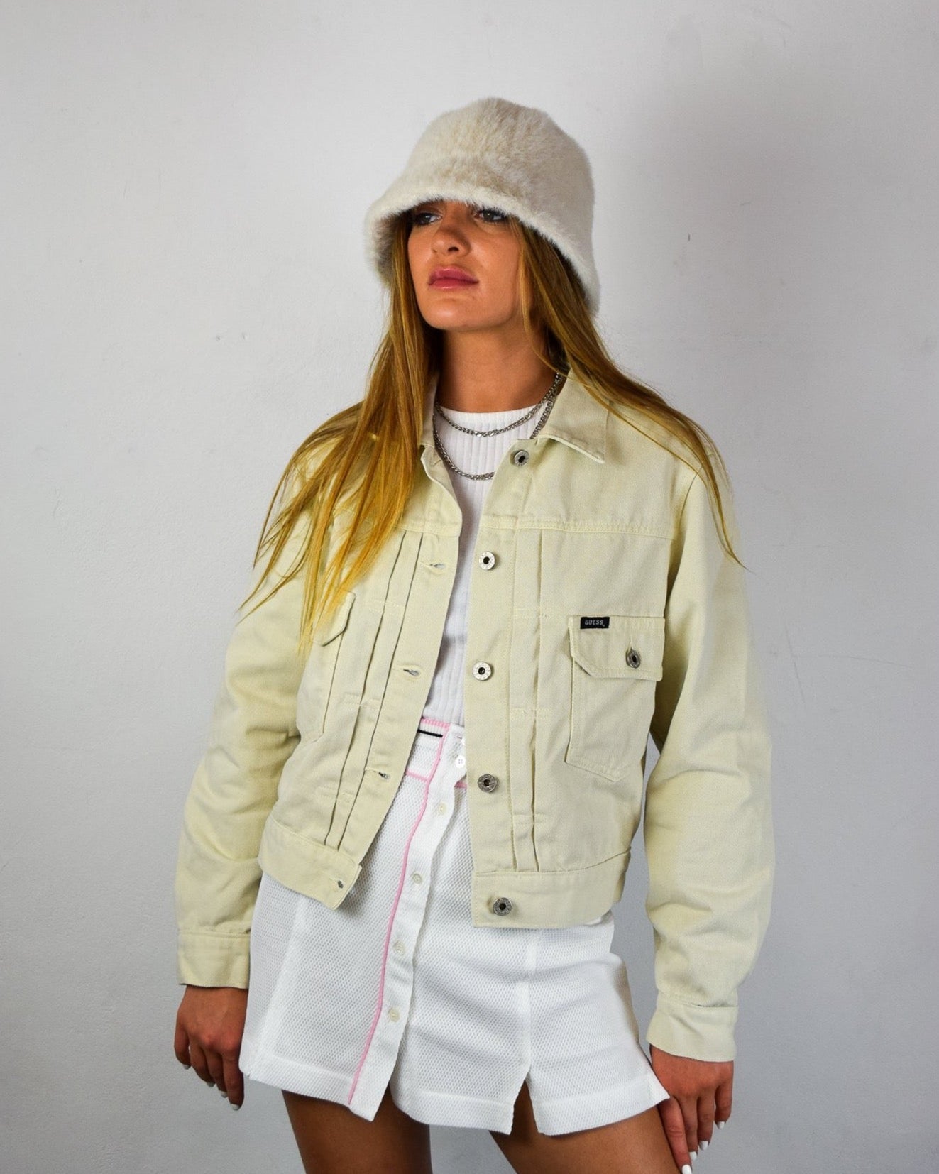 GUESS - Vintage Denim Trucker Jacket